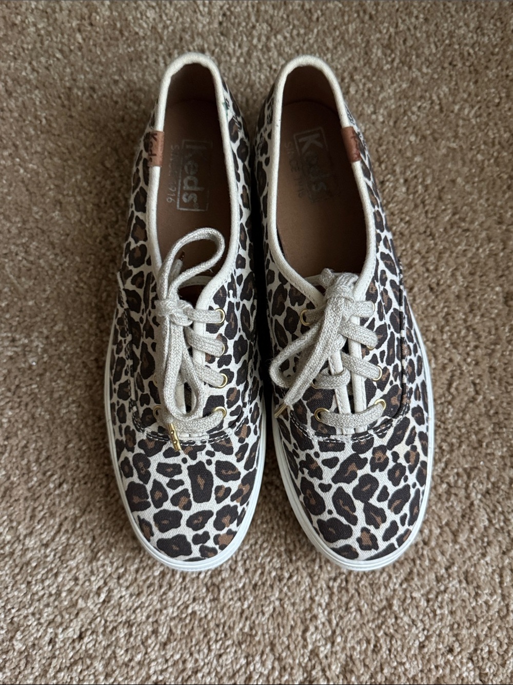 Keds animal print sneakers. 7M
